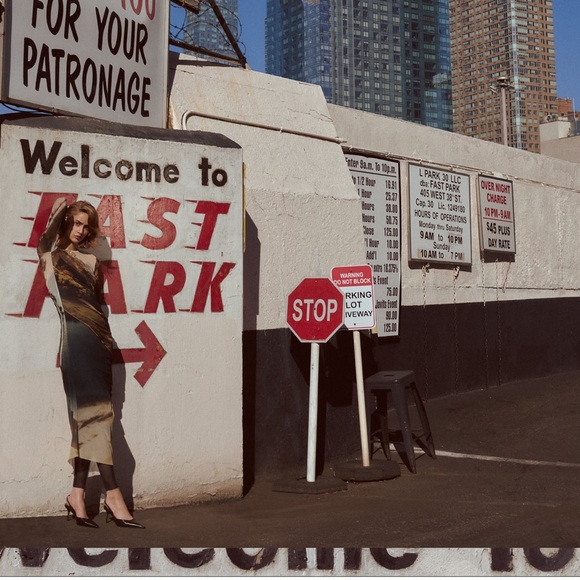 ZARA PRINT DRESS WITH TULLE - Picture 2 of 9